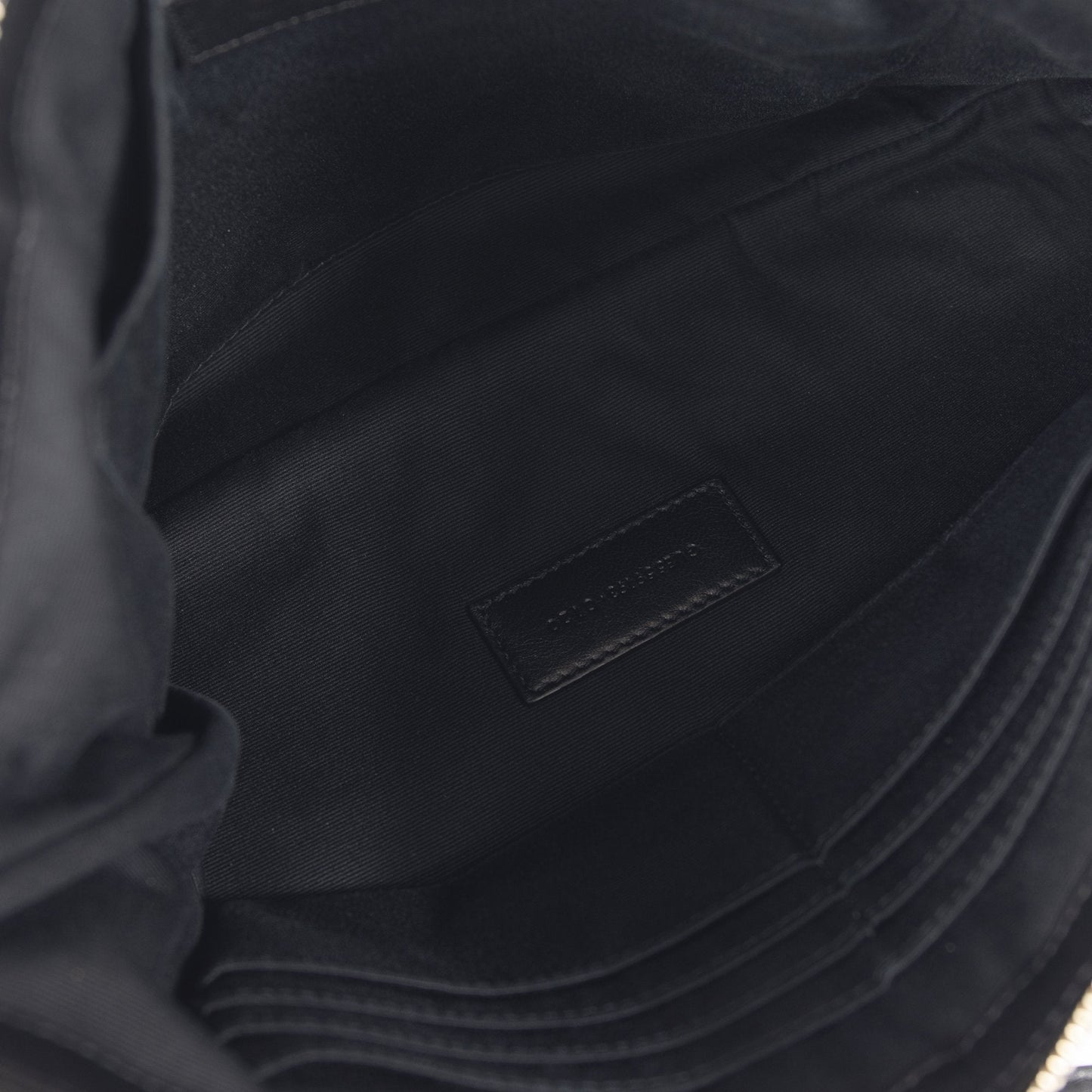 Saint Laurent Matelasse Monogram Wristlet Pouch