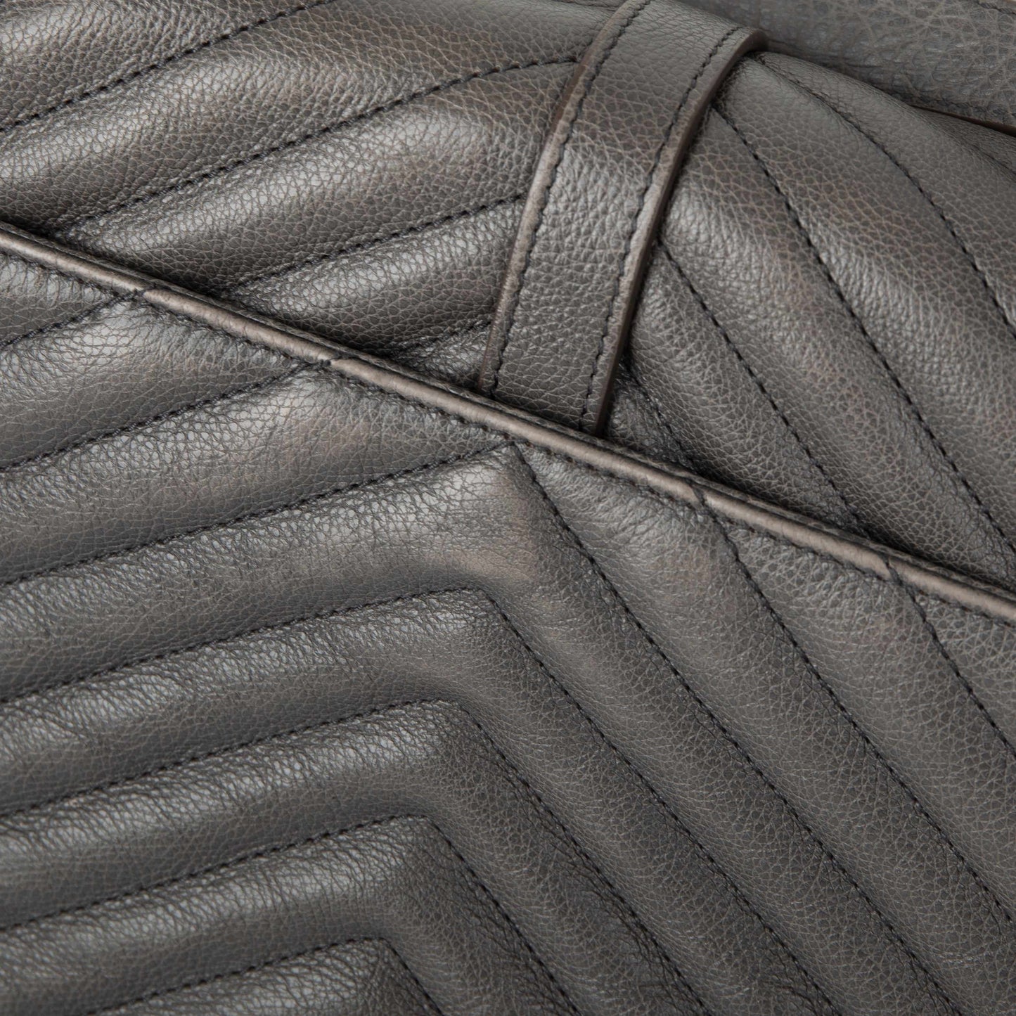 Saint Laurent Medium Chevron College Bag