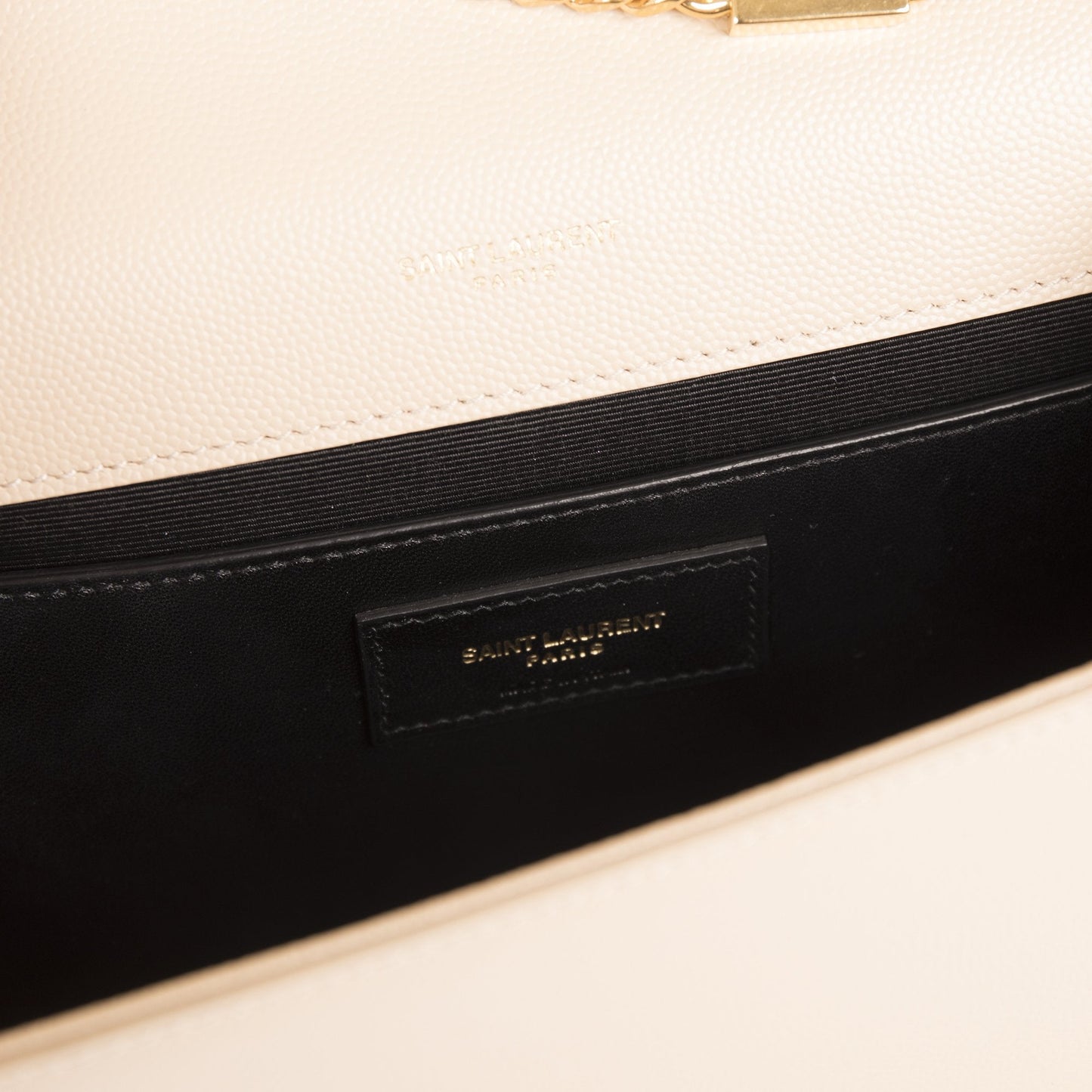 Saint Laurent Medium Grain de Poudre Monogram Kate Bag