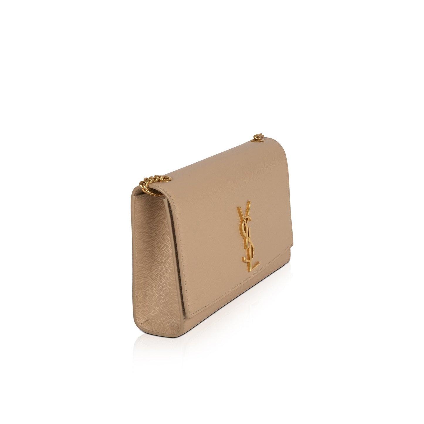 Saint Laurent Medium Grain de Poudre Monogram Kate Bag