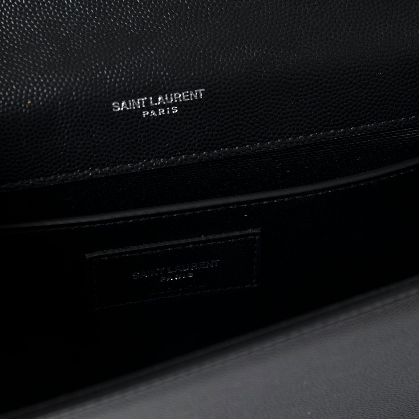 Saint Laurent Medium Grain de Poudre Monogram Kate Bag