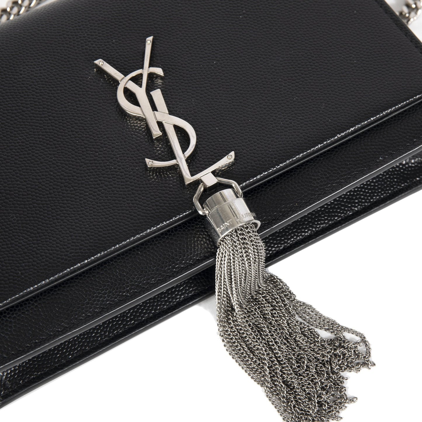 Saint Laurent Monogram Kate Tassel Chain Wallet