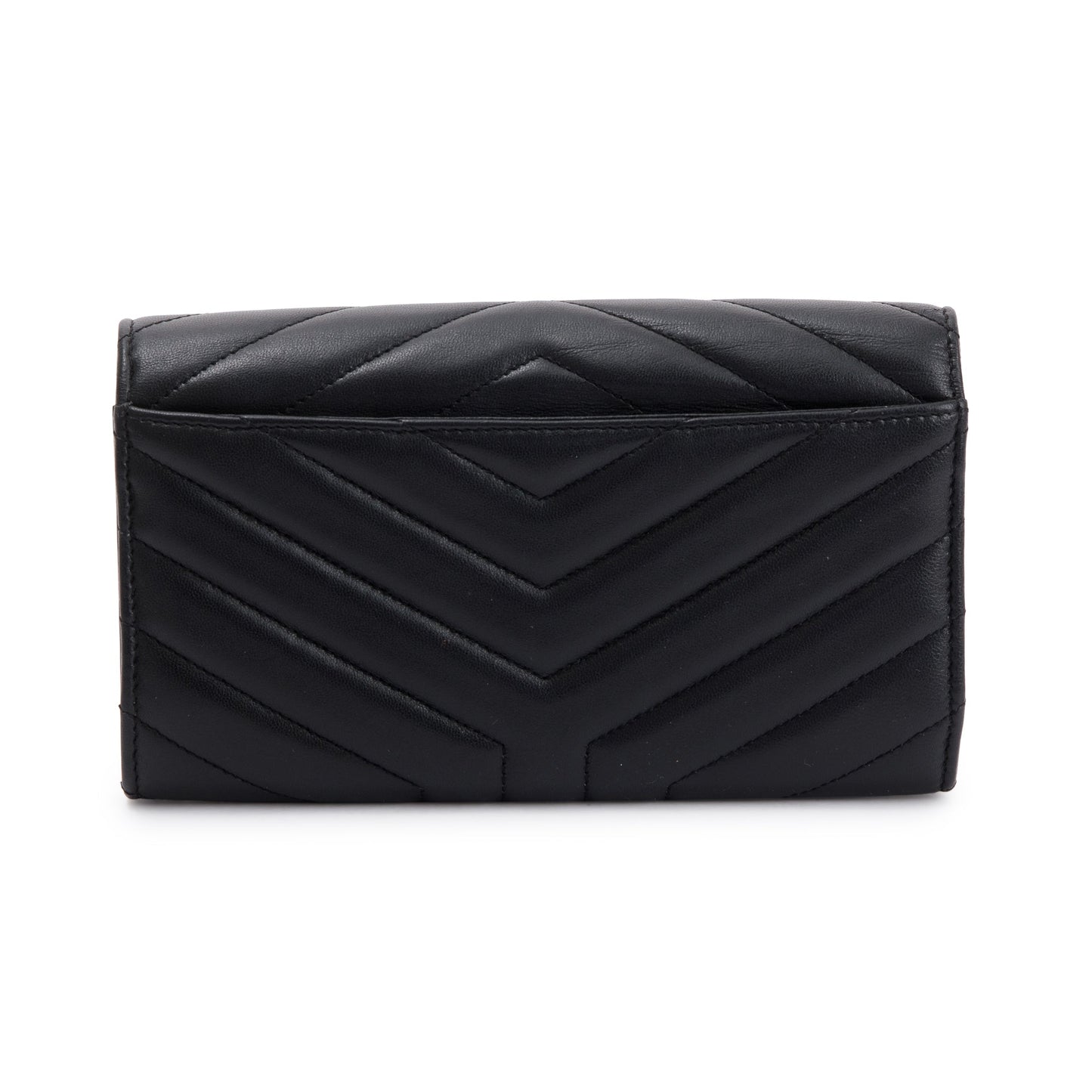 Saint Laurent Monogram Matelasse Envelope Wallet