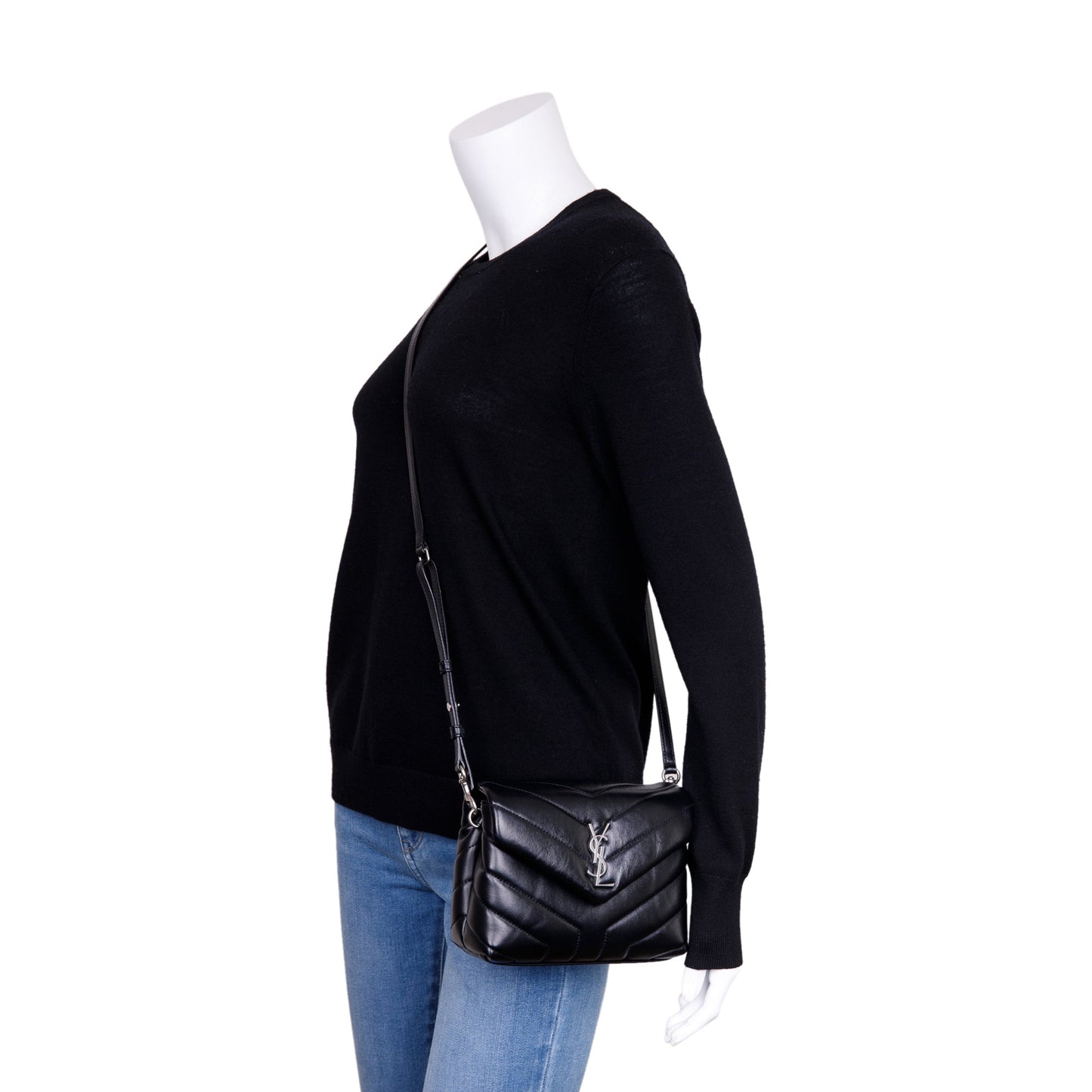 Saint Laurent Monogram Matelasse Toy Loulou Crossbody Bag