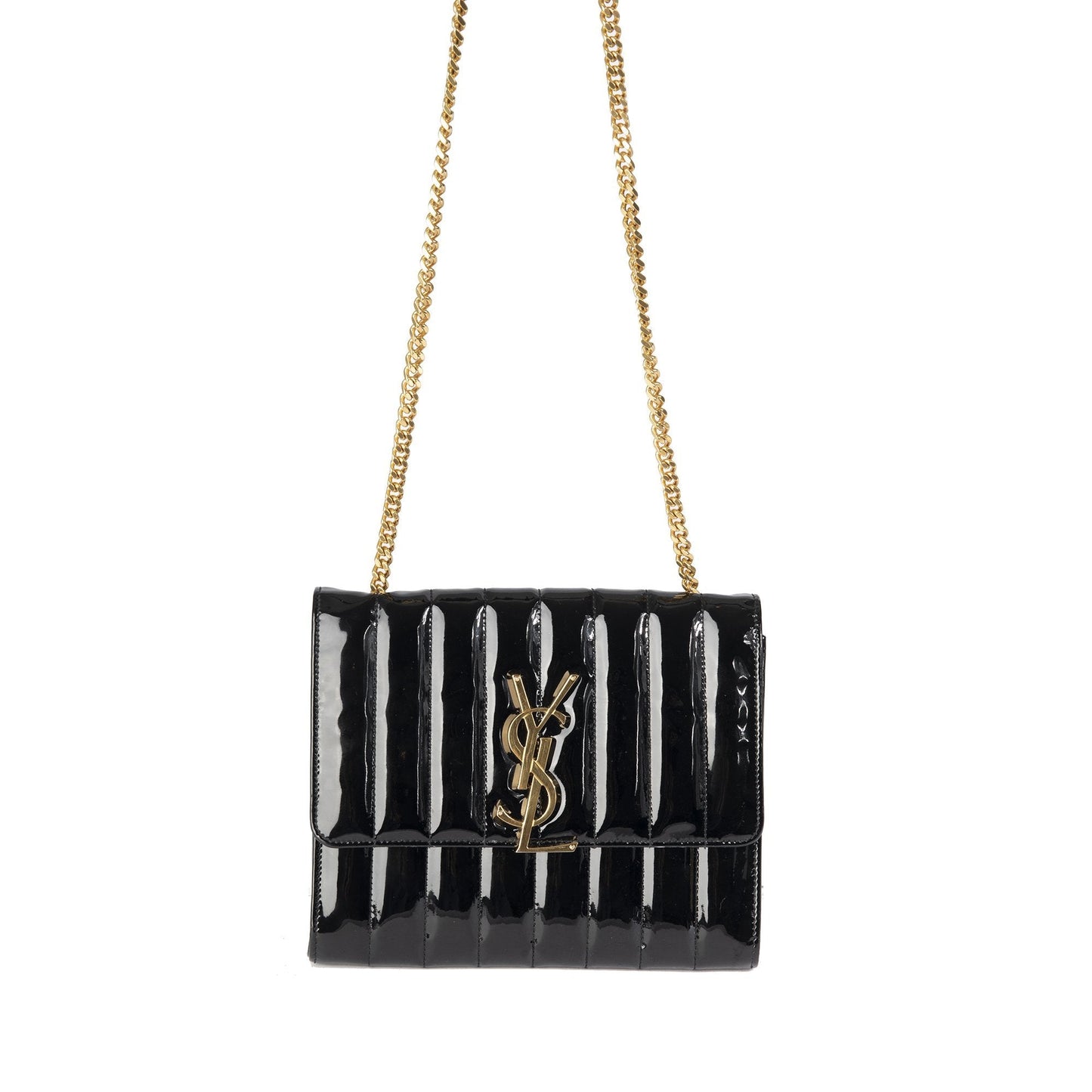 Saint Laurent Monogram Vicky Chain Wallet