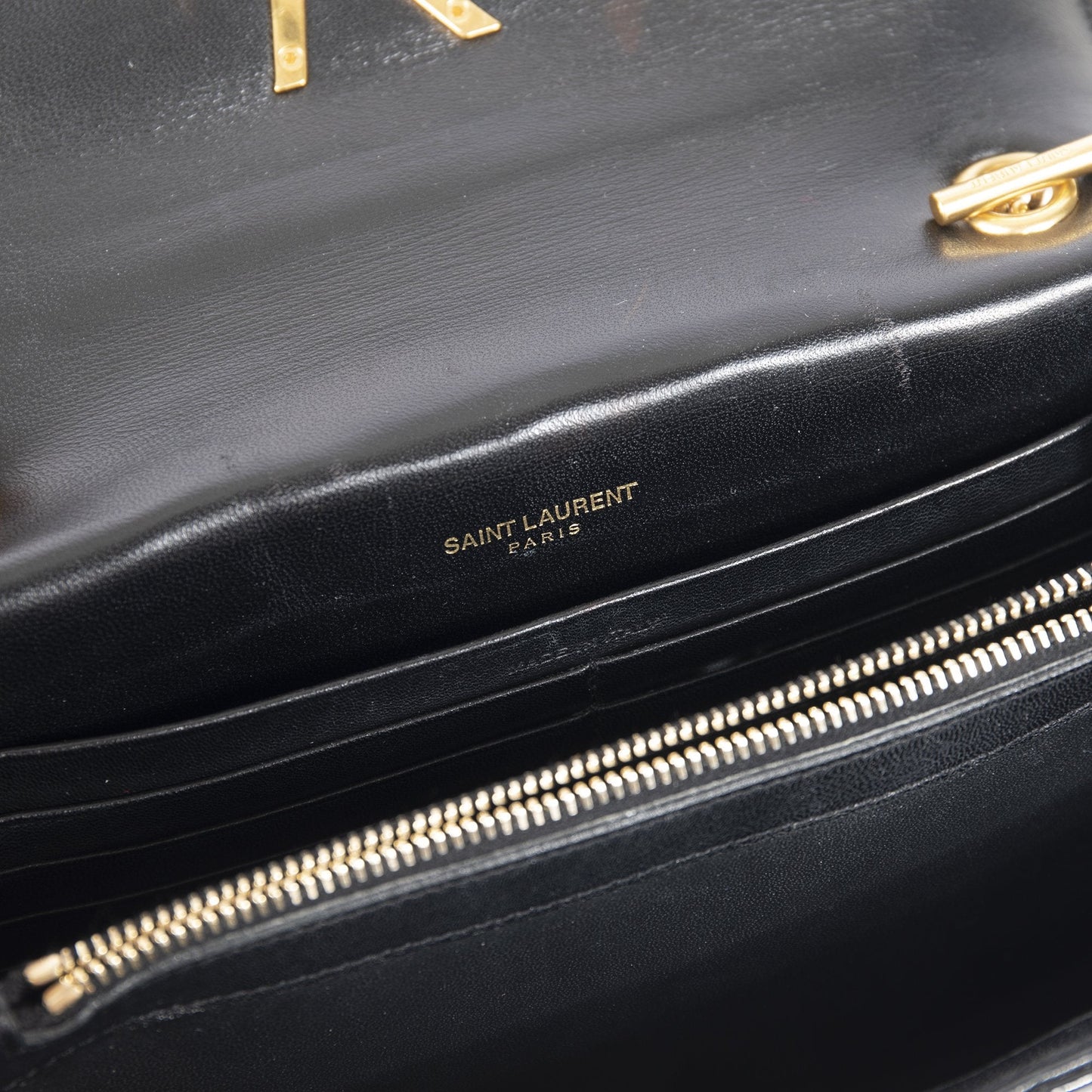 Saint Laurent Monogram Vicky Chain Wallet
