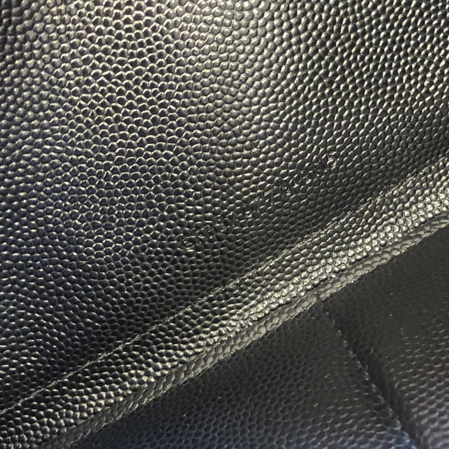 Saint Laurent Monogram Zip-Up Leather Wallet