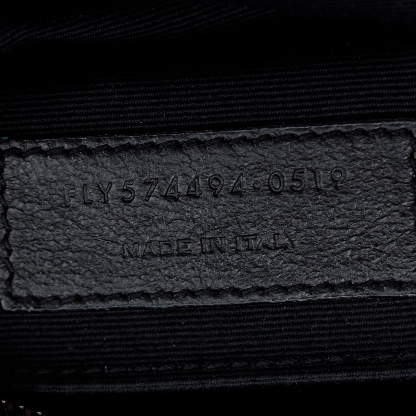 Saint Laurent Navy Monogram Leather Small Lou Camera Bag