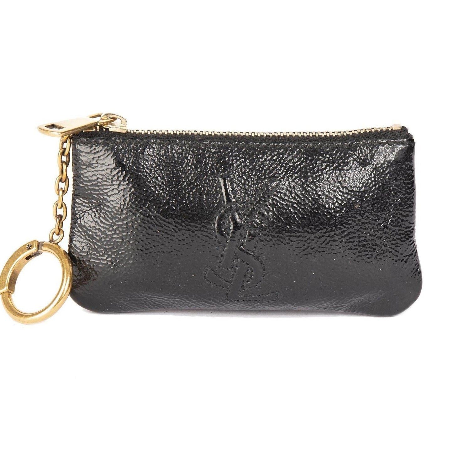 Saint Laurent Patent Leather Key Pouch