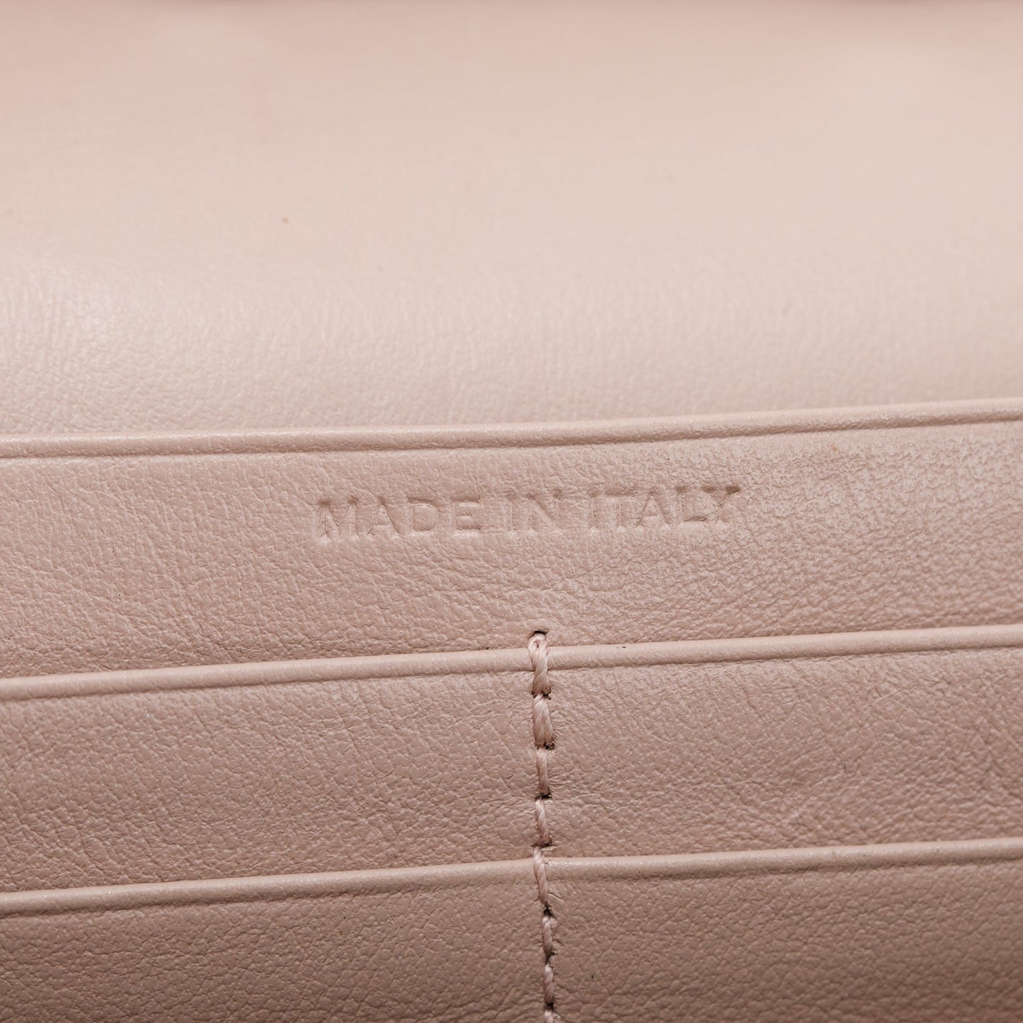 Saint Laurent Pink Crocodile-Embossed Leather Cassandre Chain Wallet