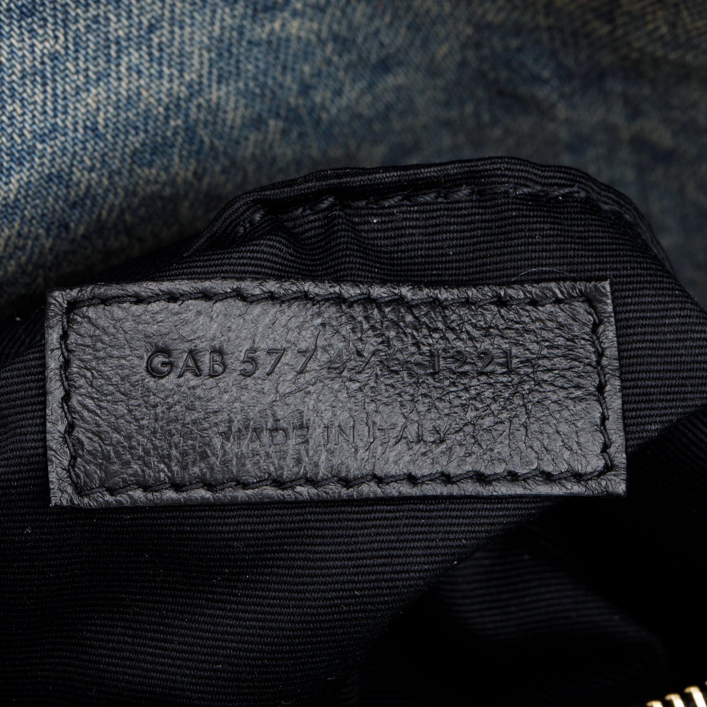 Saint Laurent Quilted Blue Denim Monogram Small Loulou Puffer Chain Satchel