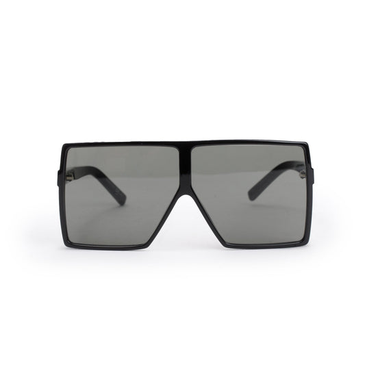 Saint Laurent SL 183 Black Acetate Betty Shield Sunglasses