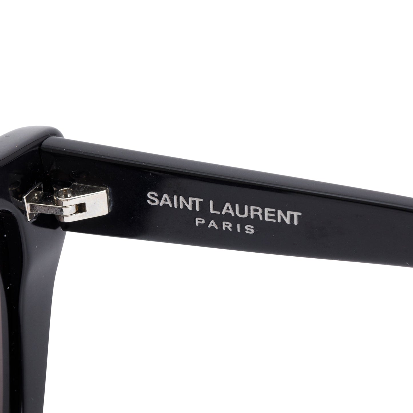 Saint Laurent SL 276 Black Acetate Mica Cat Eye Sunglasses