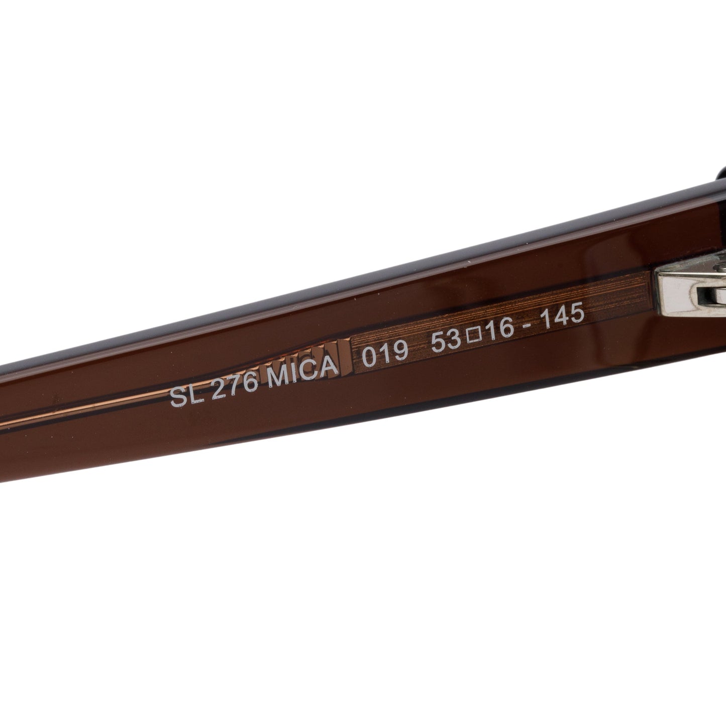 Saint Laurent SL 276 BrownAcetate Mica Cat Eye Sunglasses