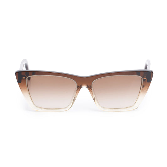 Saint Laurent SL 276 BrownAcetate Mica Cat Eye Sunglasses