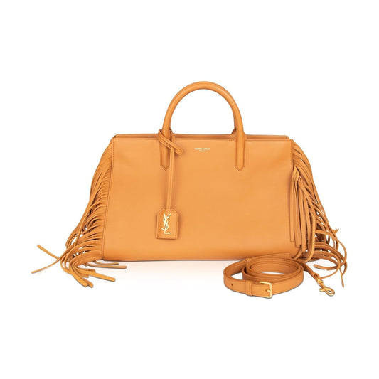 Saint Laurent Small Rive Gauche Fringe Tote