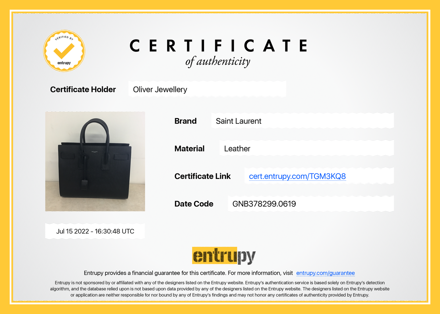 Saint Laurent Small Sac De Jour