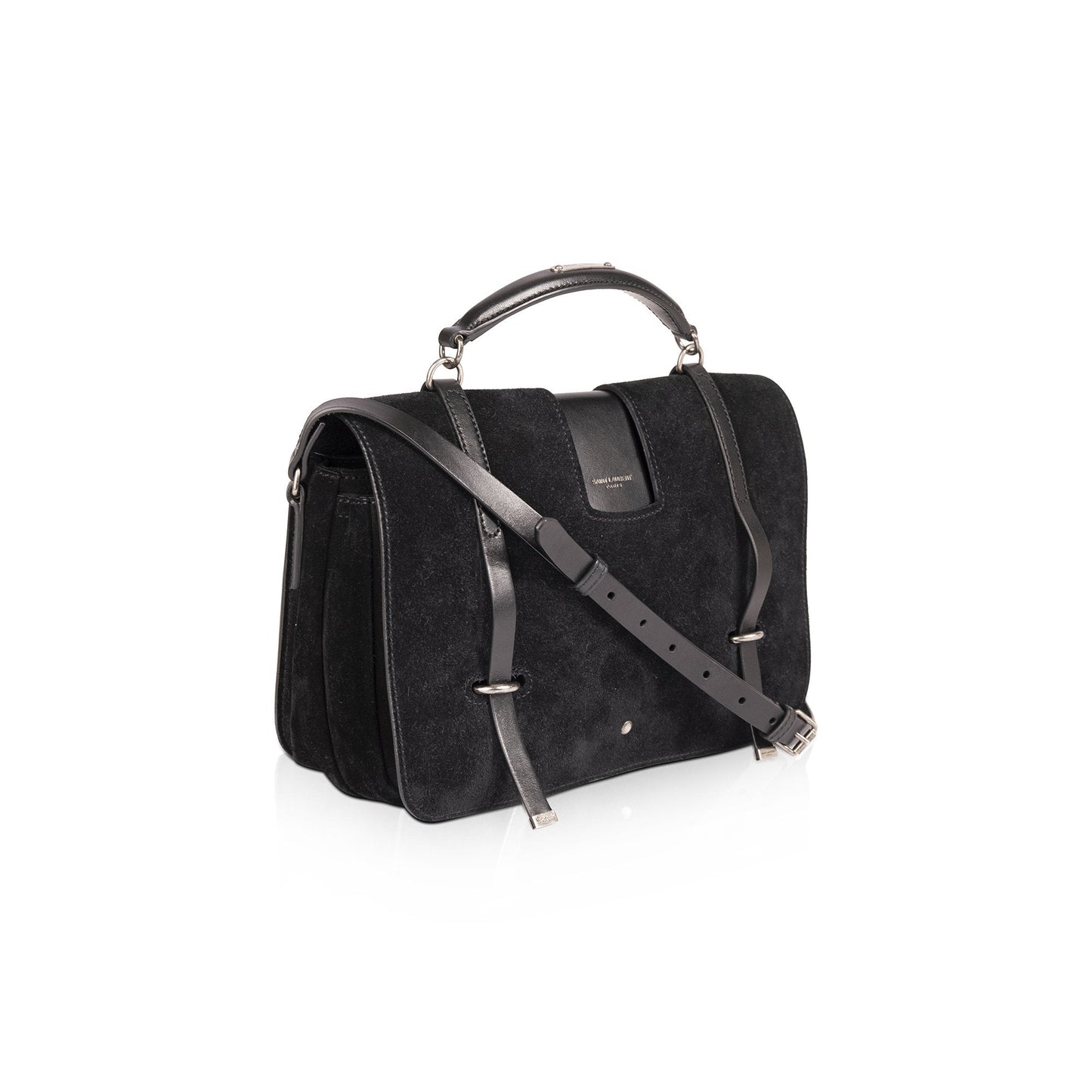 Saint Laurent Suede Charlotte Bag
