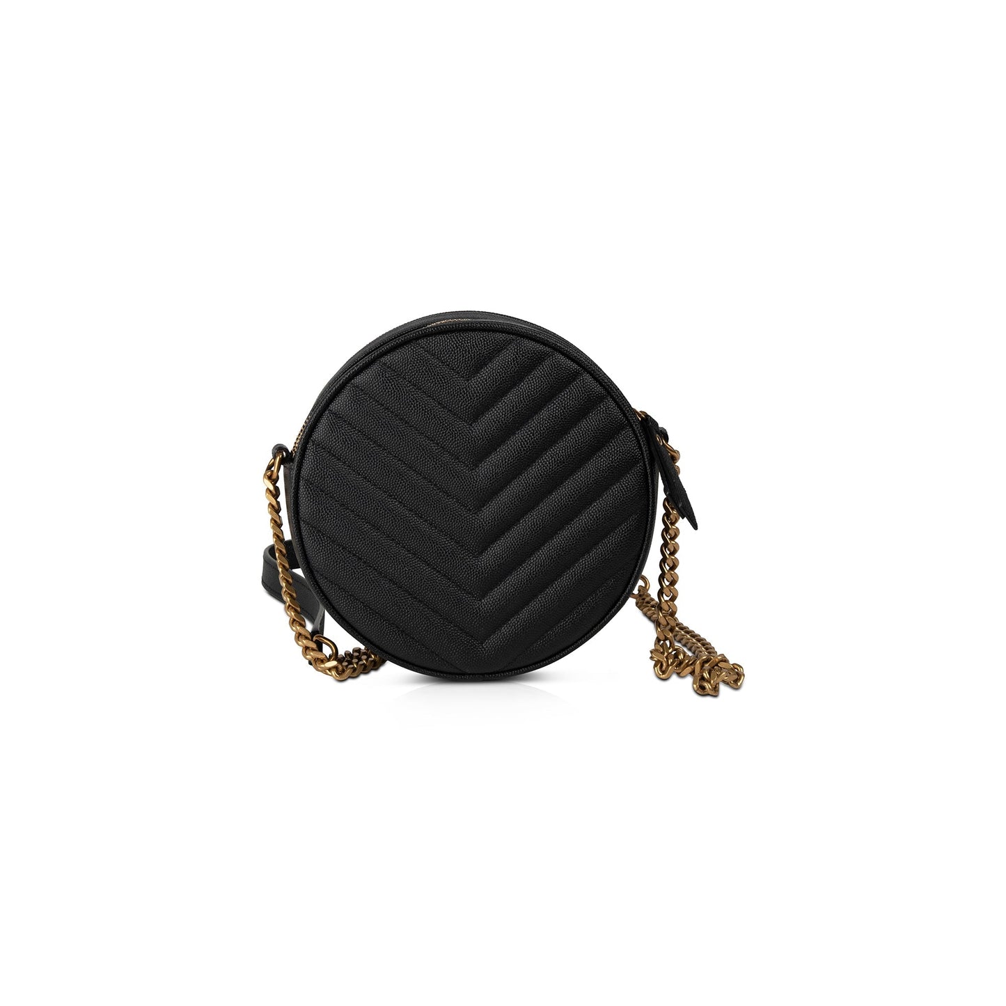 Saint Laurent Vinyle Round Monogram Camera Bag