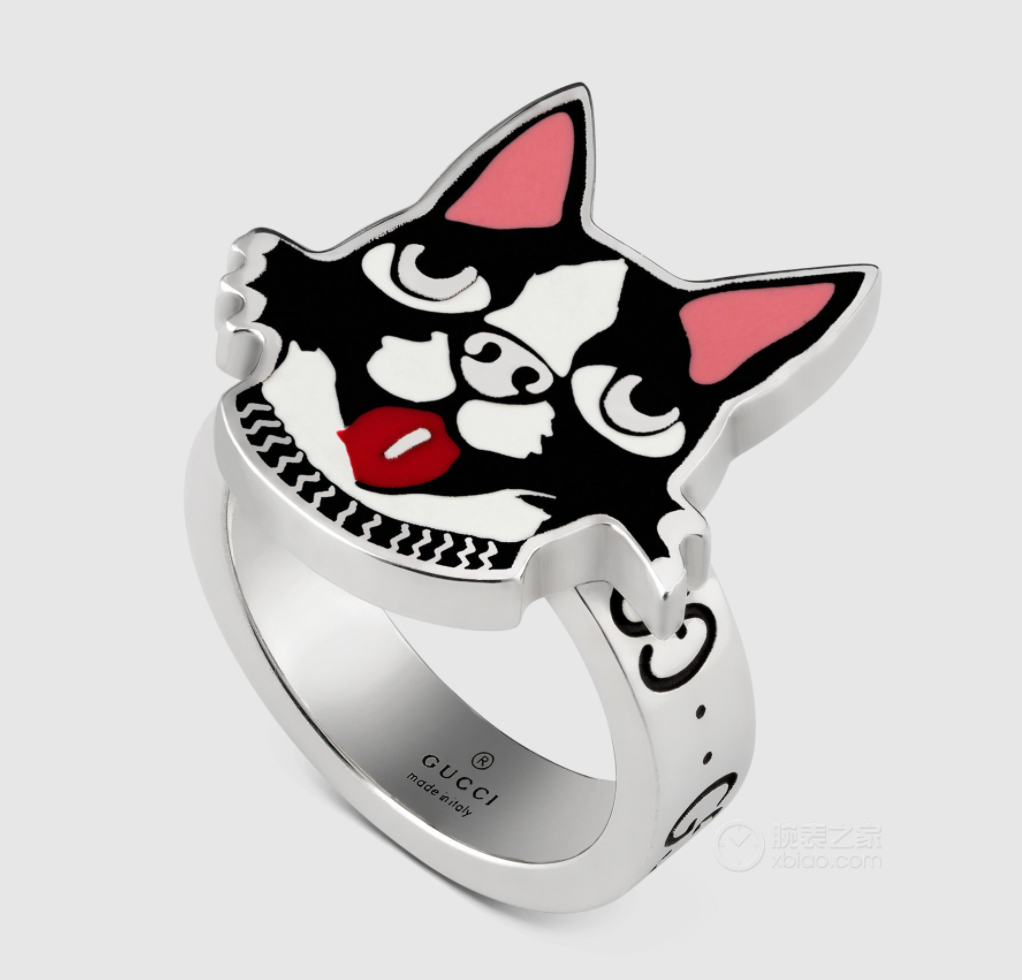Luxury Gucci Trending 2025 Bosco Dog Ring in Sterling Silver