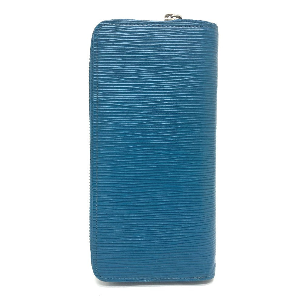 LOUIS VUITTON Long Wallet Purse M60966 Epi Leather blue Epi Zippy Wallet Vertical mens