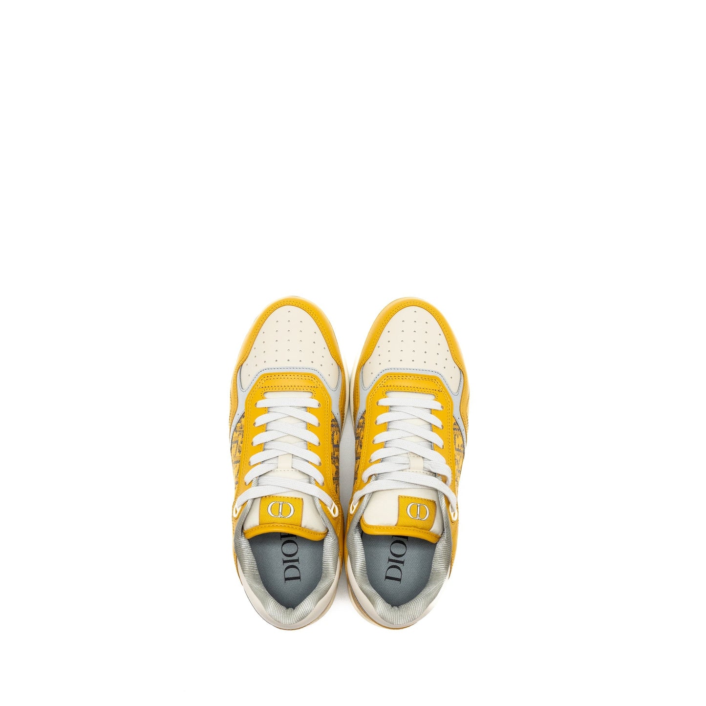 Luxury Dior Size 41 Homme B27 Low-Top Sneakers Leather Yellow/Multicolour
