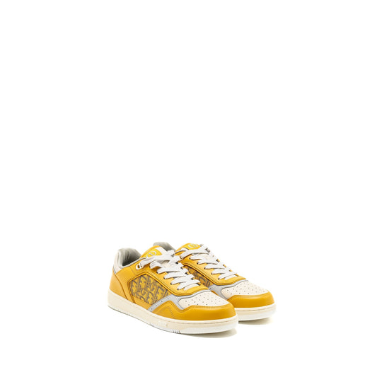 Luxury Dior Size 41 Homme B27 Low-Top Sneakers Leather Yellow/Multicolour