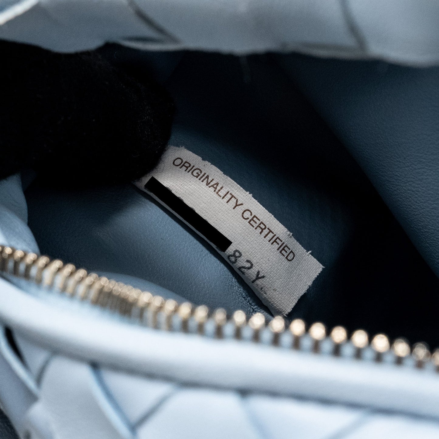 Bottega Veneta Mini Jodie Lambskin Light Blue SHW