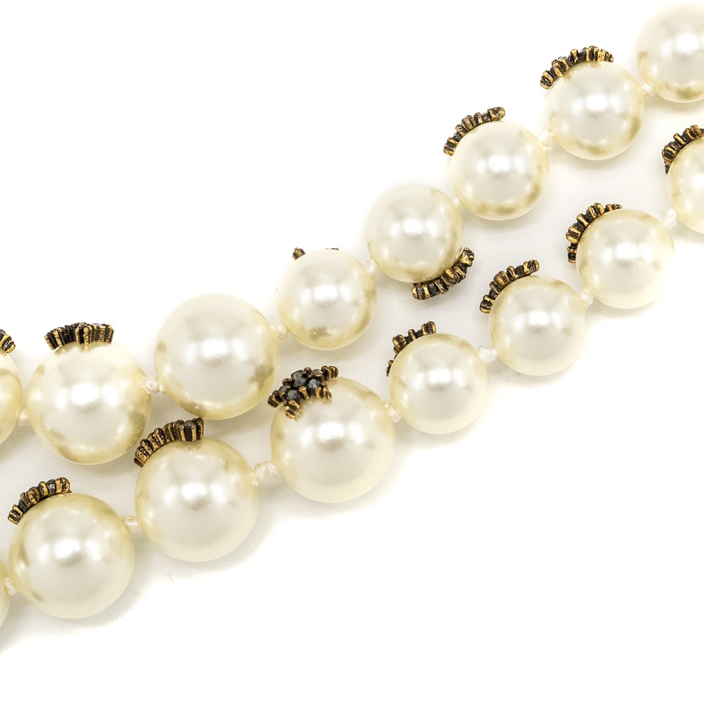 Luxury Dior Giraffe Pearl Chocker Gold Tone