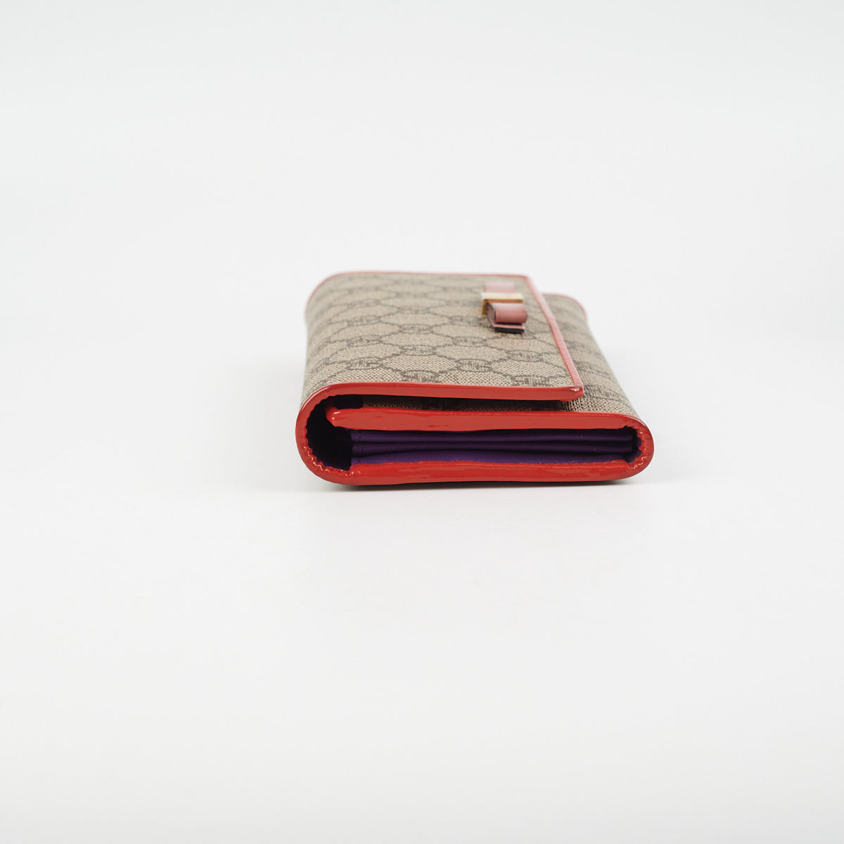 Luxury Gucci Trending 2025 Bow Long Wallet Monogram Canvas