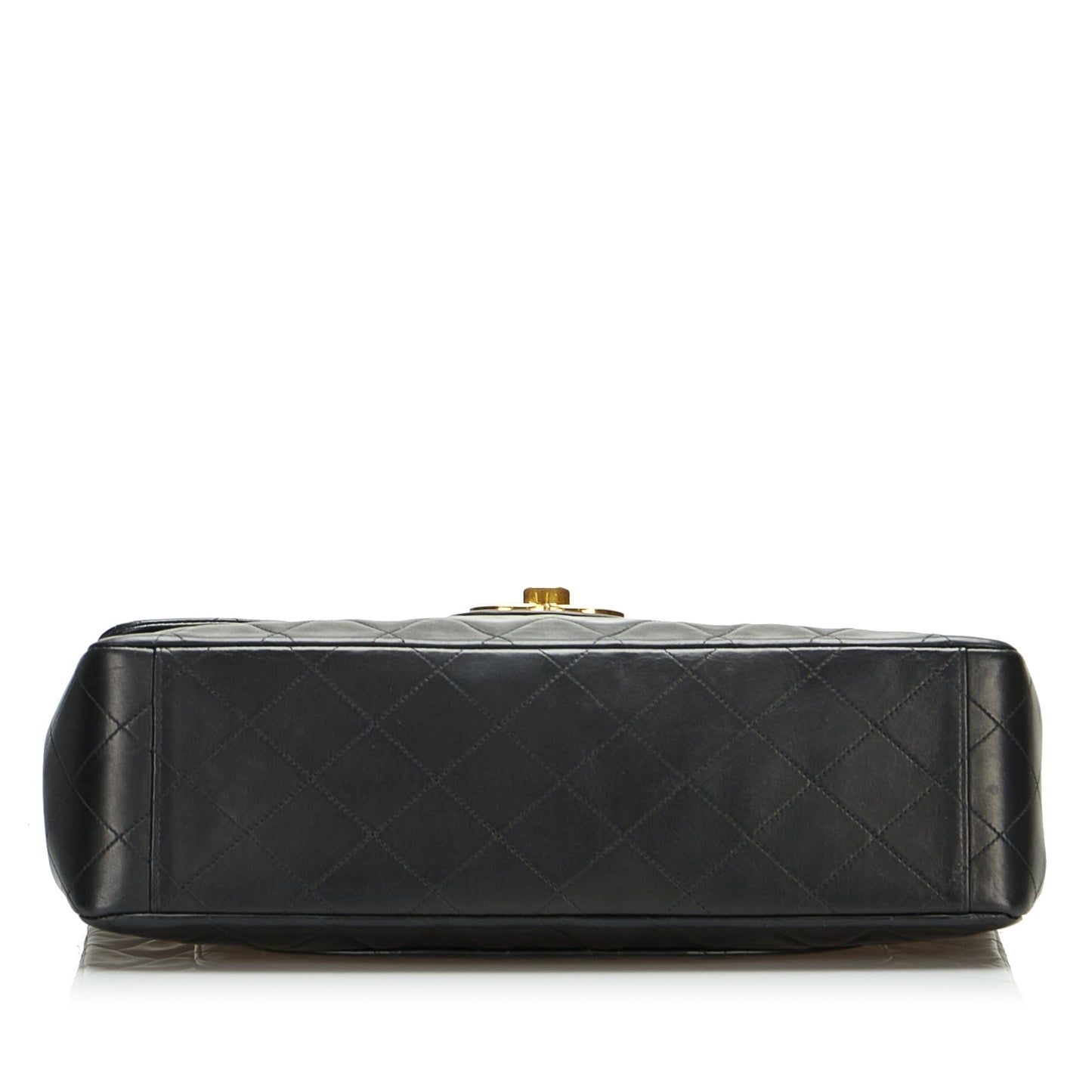 Luxury Chanel Classic Double Flap Jumbo Black Lambskin Gold