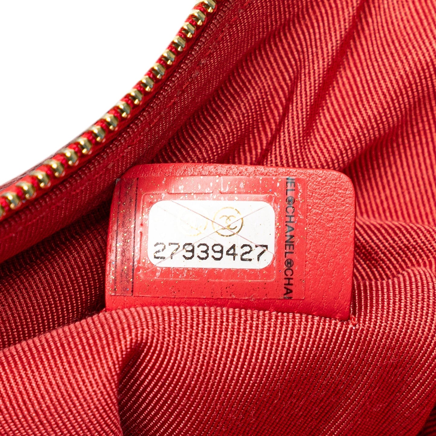 CHANEL Quilted Lambskin O Case Clutch Clutch Bag
