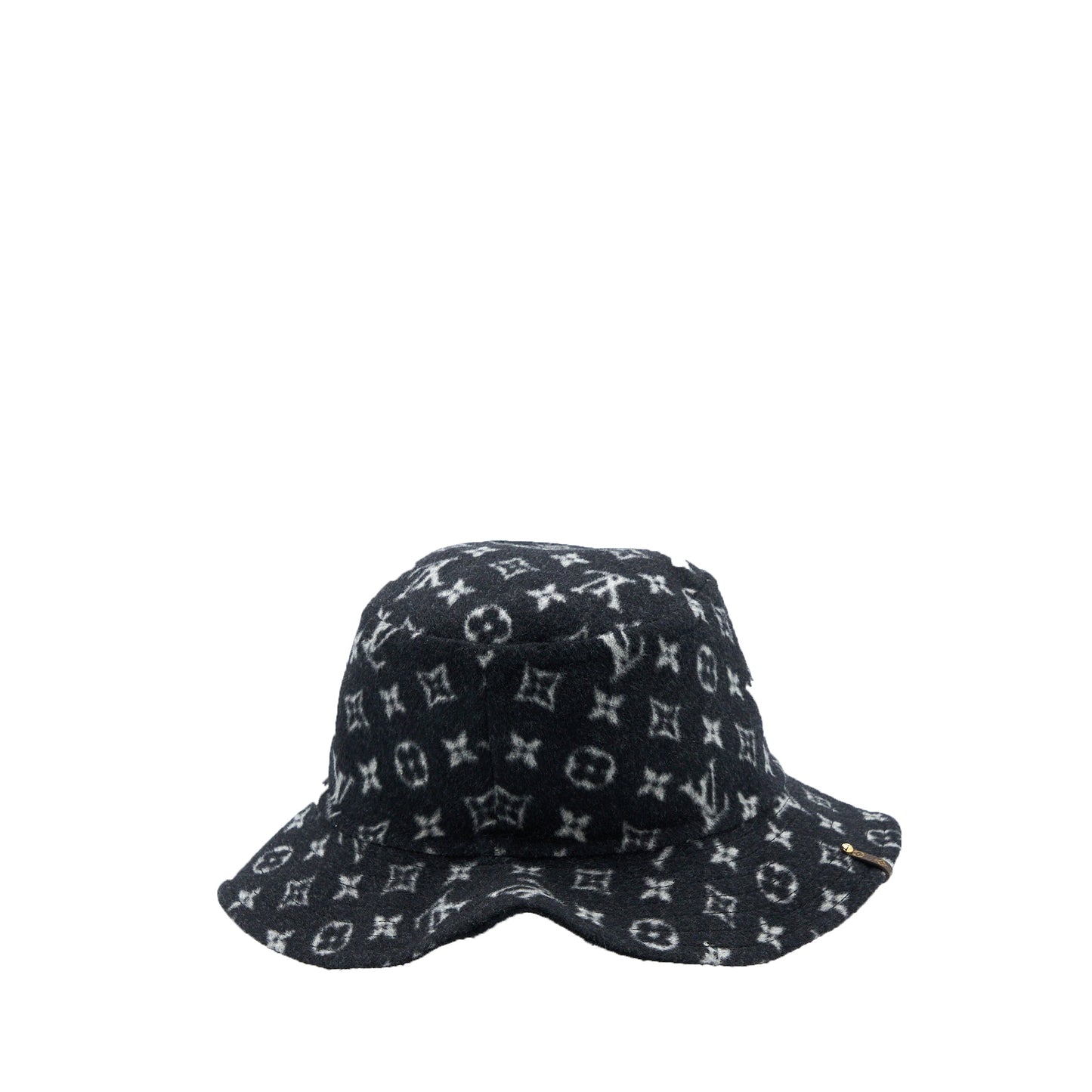 Louis Vuitton Bucket Hat Black/Grey/Noir Monogram