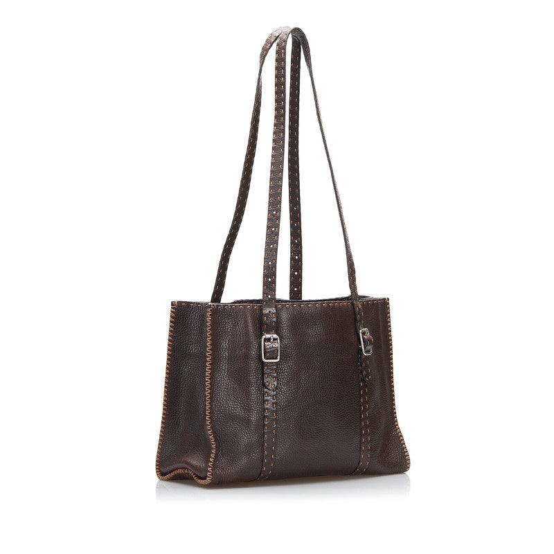 Luxury FendiLeather Shoulder Bag - '10s