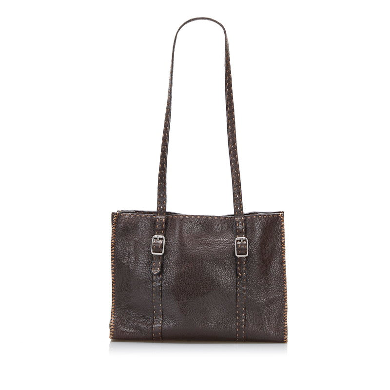 Luxury FendiLeather Shoulder Bag - '10s