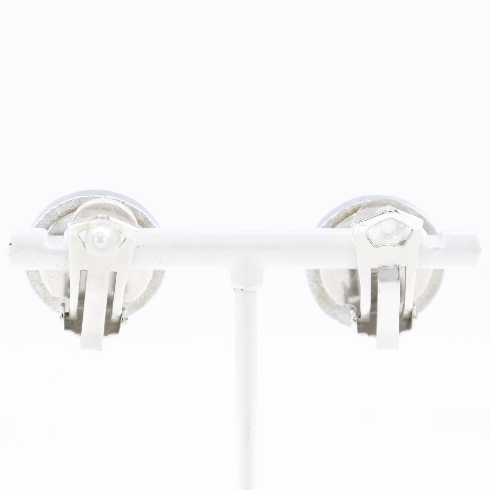Chanel Coco Mark Earrings Silver 00A