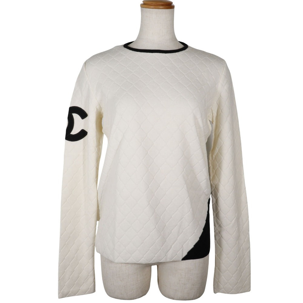 Chanel Cambon Line Sweater Rayon Cashmere