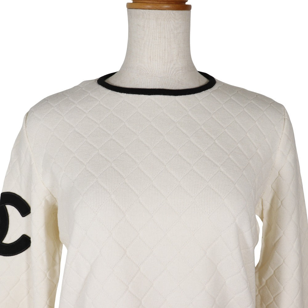 Chanel Cambon Line Sweater Rayon Cashmere