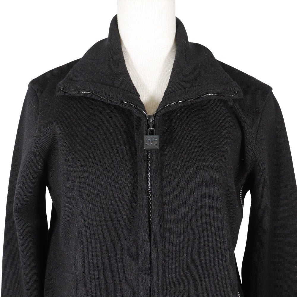 Chanel Wool Cardigan Black