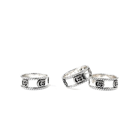 Luxury Gucci GG MARMONT STERLING SILVER RING