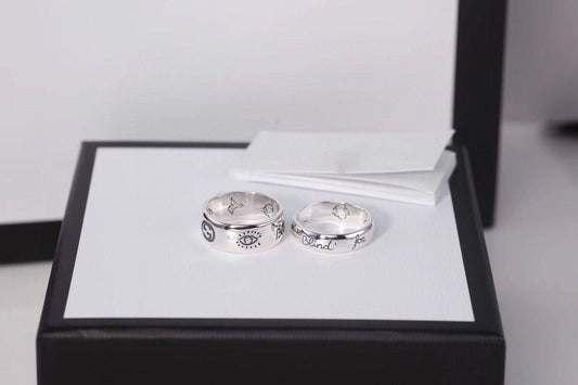 Luxury Gucci GG BLIND FOR LOVE RING