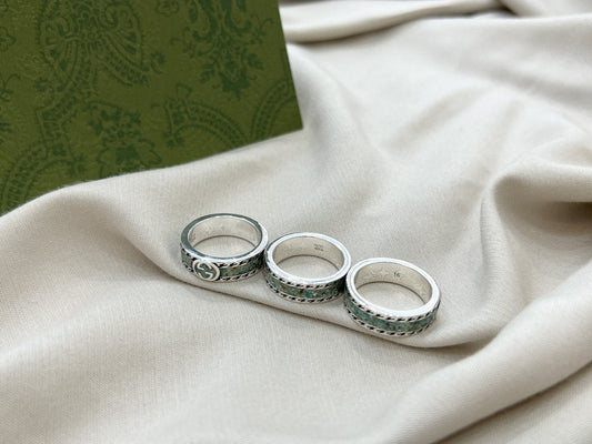 Luxury Gucci GG  INTERLOCKING G RING