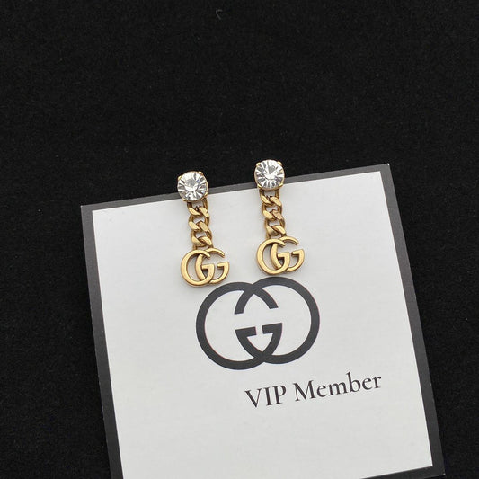 Luxury Gucci GG MARMONT DROP EARRINGS