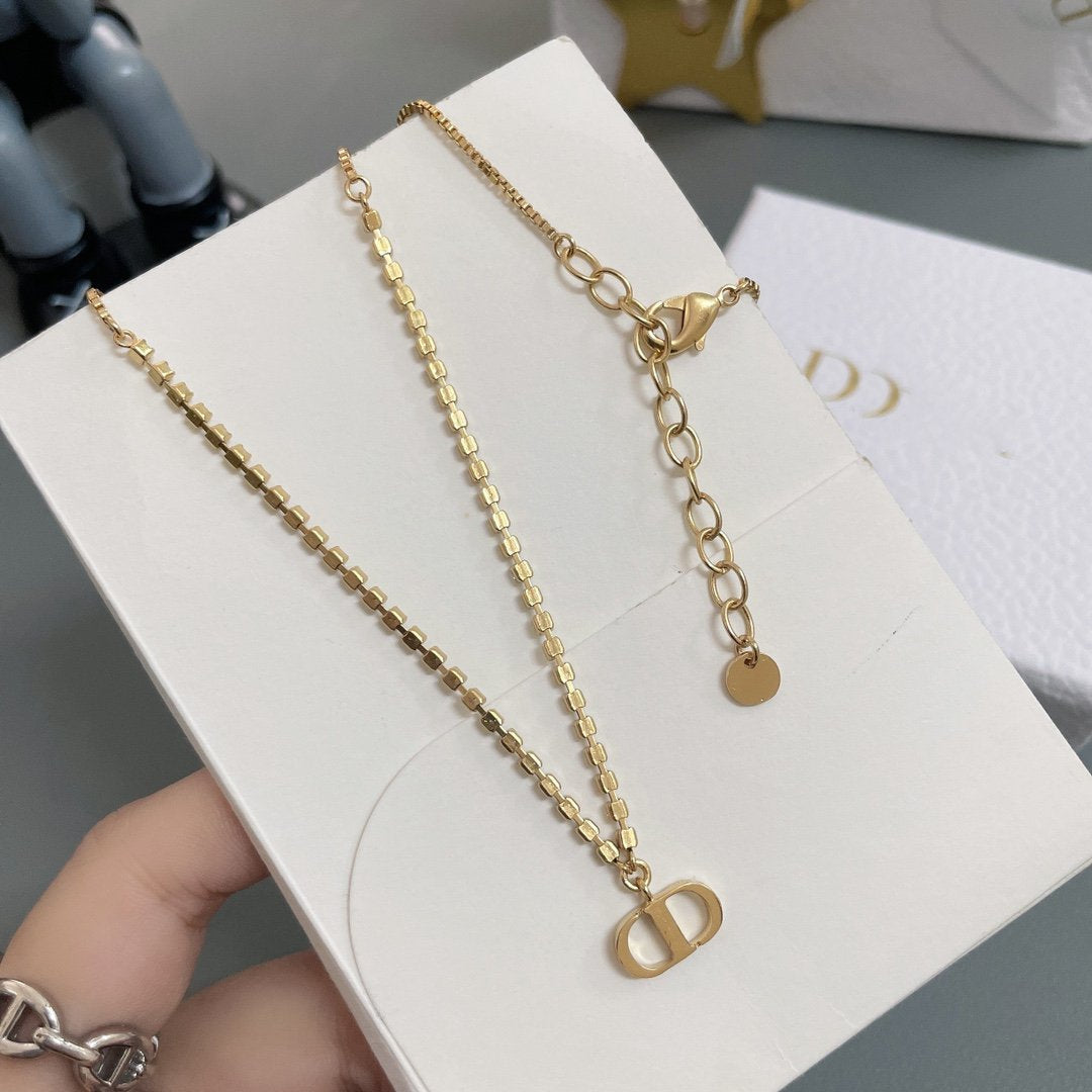 Luxury DiorCHAIN DIAMOND NECKLACE