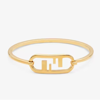 Luxury FendiO'LOCK GOLD BRACELET