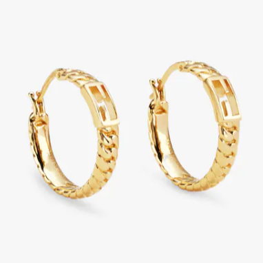 Luxury FendiBAGUETTE SMALL EARRINGS GOLD