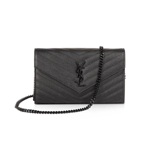 Yves Saint Laurent Envelope Chain Wallet