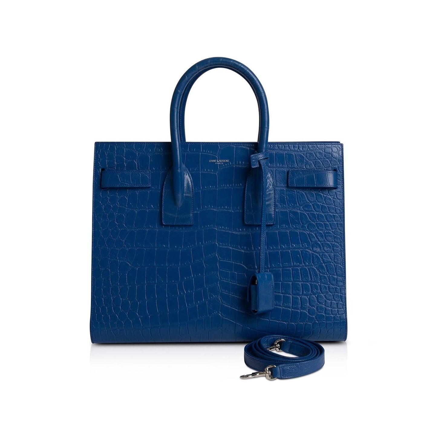 Yves Saint Laurent Small Crocodile-Embossed Sac De Jour