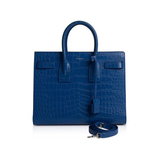 Yves Saint Laurent Small Crocodile-Embossed Sac De Jour
