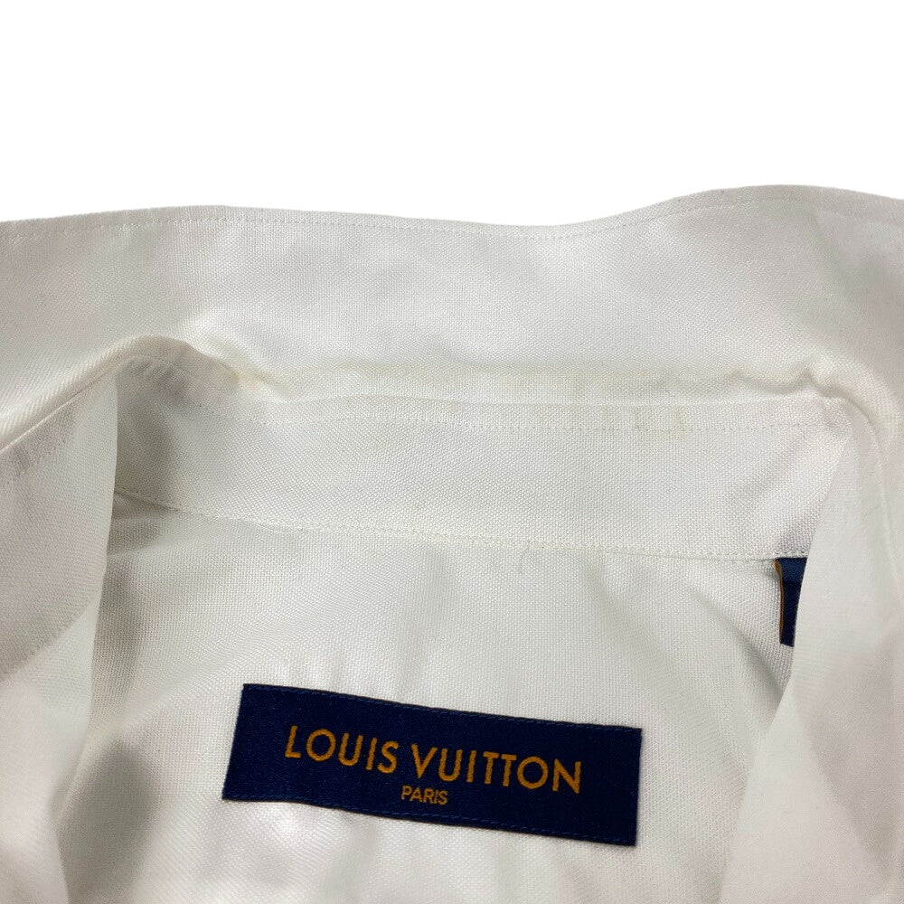 LOUIS VUITTON Long sleeve shirt RM202Q cotton white Staples Edition XS